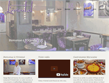 Tablet Screenshot of loriental-restaurant.com